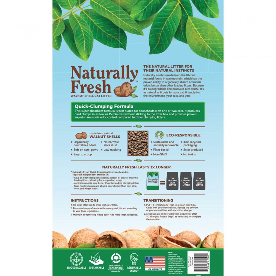 Cat Naturally Fresh | Naturally Fresh Walnut Based Quick Clumping Cat Litter