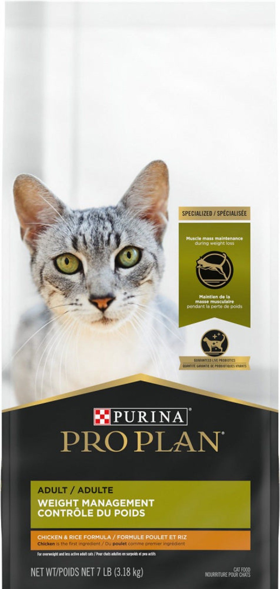 Dog Purina Pro Plan Dry Food | Purina Pro Plan Focus Weight Management Chicken & Rice Formula Adult Dry Cat Food