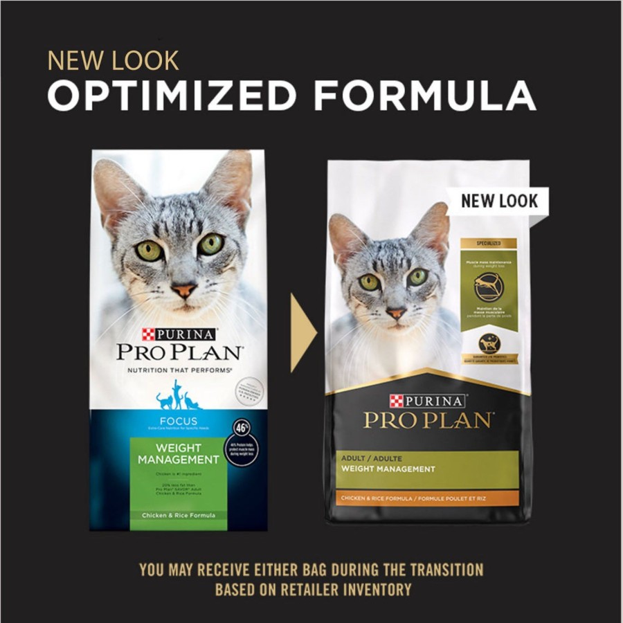 Dog Purina Pro Plan Dry Food | Purina Pro Plan Focus Weight Management Chicken & Rice Formula Adult Dry Cat Food