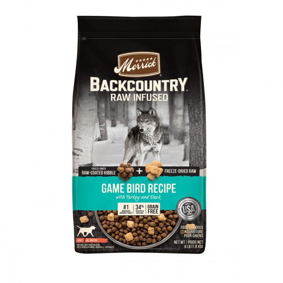 Dog Merrick | Merrick Backcountry Grain Free Dry Adult Dog Food Kibble With Freeze Dried Raw Pieces Game Bird Recipe