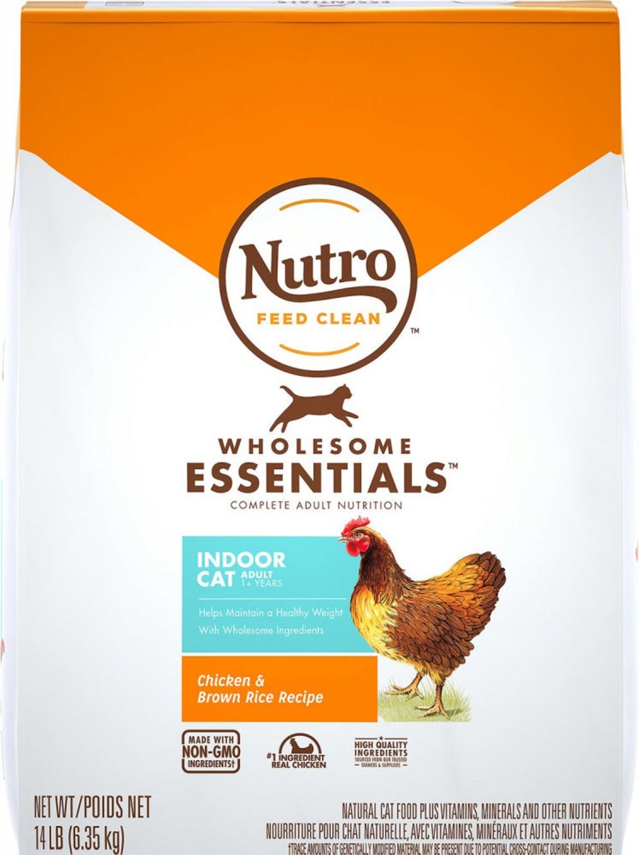 Cat Nutro Dry Food | Nutro Wholesome Essentials Indoor Chicken And Brown Rice Recipe Adultdry Cat Food