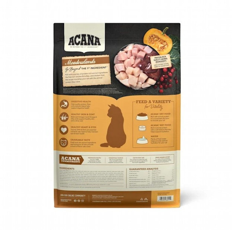 Cat ACANA Freeze Dried | Acana Highest Protein Meadowlands Dry Cat Food