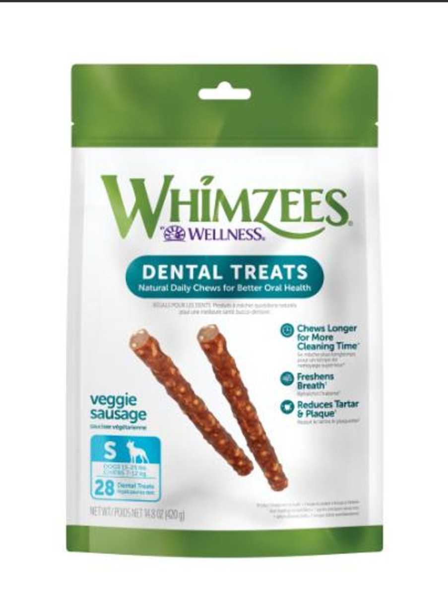 Dog Whimzees | Whimzees Veggie Sausage Dental Chew Dog Treats