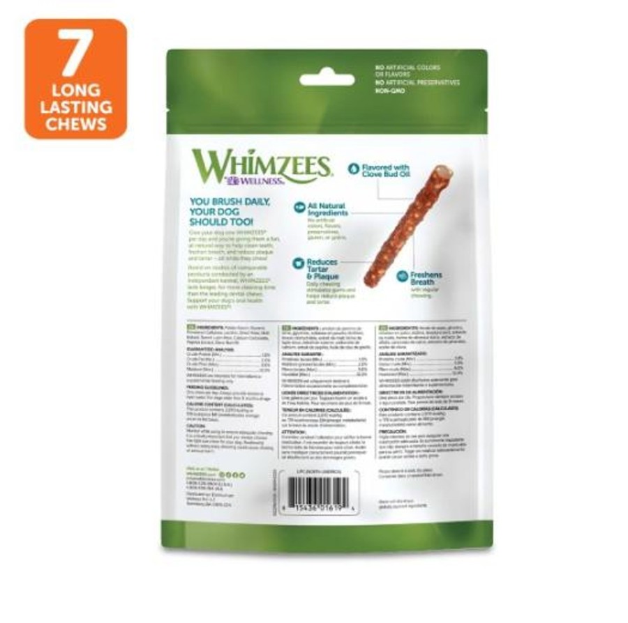 Dog Whimzees | Whimzees Veggie Sausage Dental Chew Dog Treats