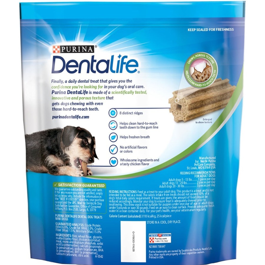 Dog Purina Dentalife | Purina Dentalife Daily Oral Care Mini Dental Dog Treats