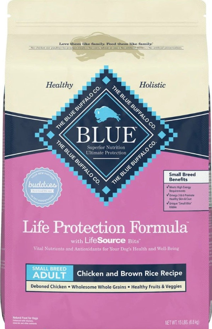 Dog Blue Buffalo Dry Food | Blue Buffalo Life Protection Formula Small Breed Adult Chicken & Brown Rice Recipe Dry Dog Food