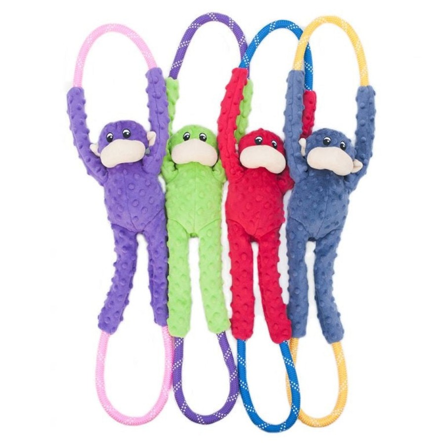 Dog ZippyPaws | Zippypaws Monkey Ropetugz Plush Dog Toy