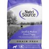 Dog NutriSource | Nutrisource Grain Free Small & Medium Breed Puppy Recipe Dry Dog Food