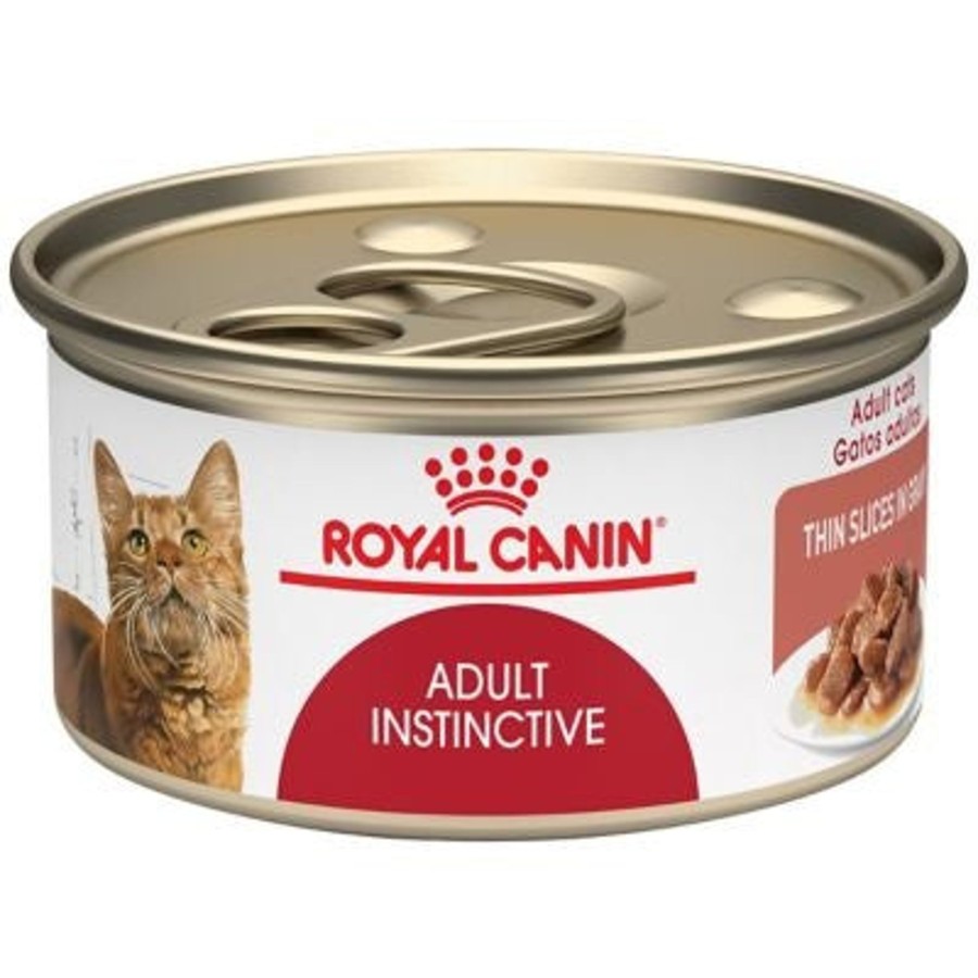 Cat Royal Canin Wet Food | Royal Canin Feline Health Nutrition Adult Instinctive Thin Slices In Gravy Canned Cat Food