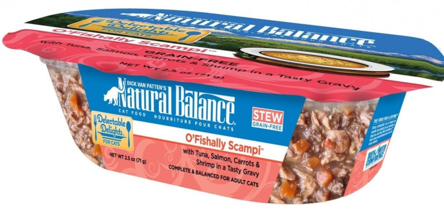 Cat Natural Balance Wet Food | Natural Balance Original Ultra Delectable Delights O'Fishally Scampi Cat Stew Recipe