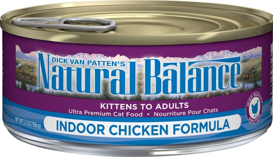 Cat Natural Balance Wet Food | Natural Balance Original Ultra Indoor Chicken Recipe Canned Wet Cat Food