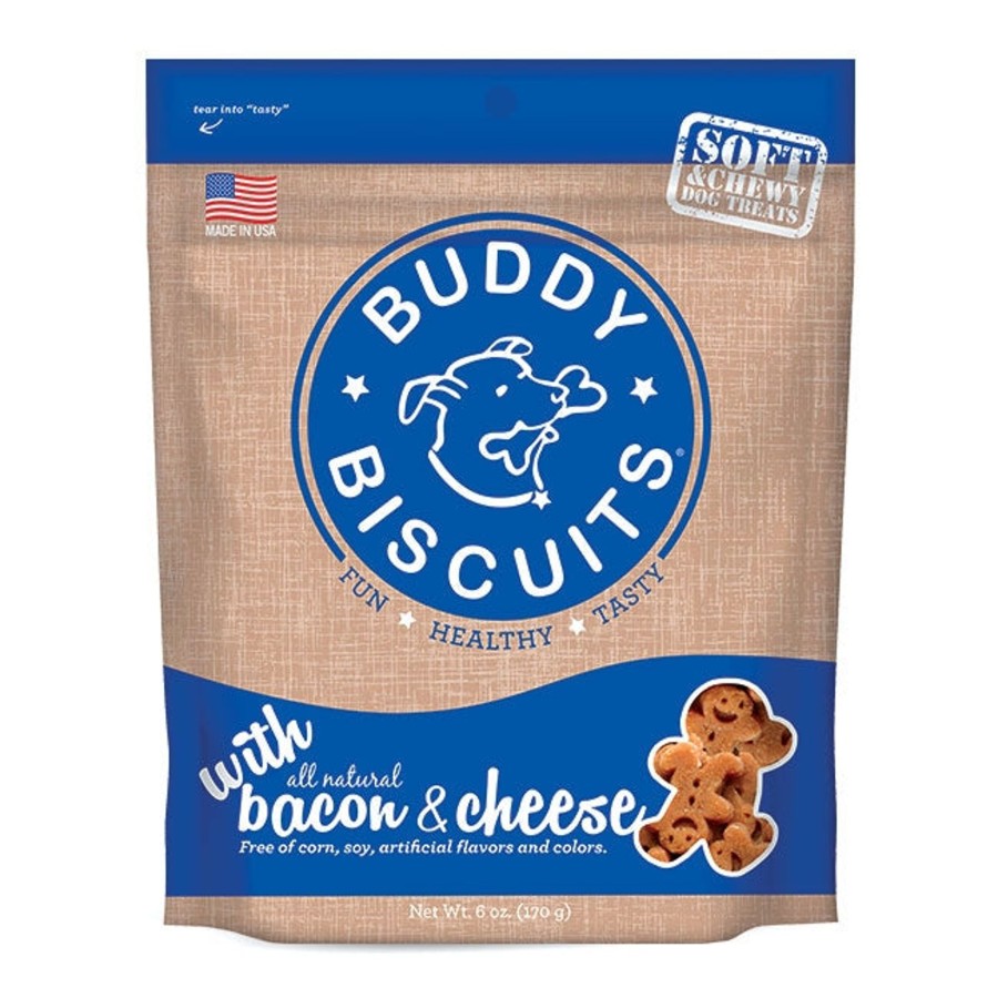 Dog Cloud Star | Cloud Star Buddy Biscuits Soft And Chewy Bacon And Cheese Dog Treats