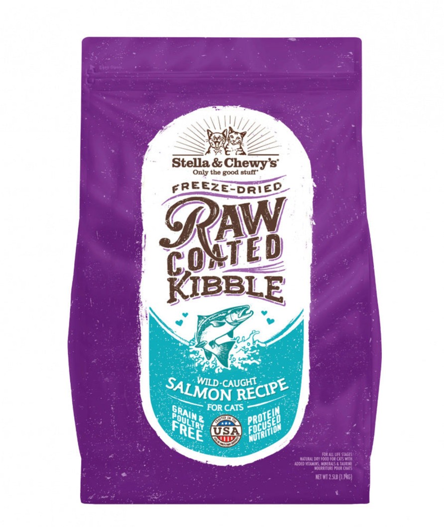 Cat Stella u0026 Chewy's Raw Natural Pet Food Freeze Dried | Stella & Chewy'S Raw Coated Kibble Wild Caught Salmon Recipe Dry Cat Food