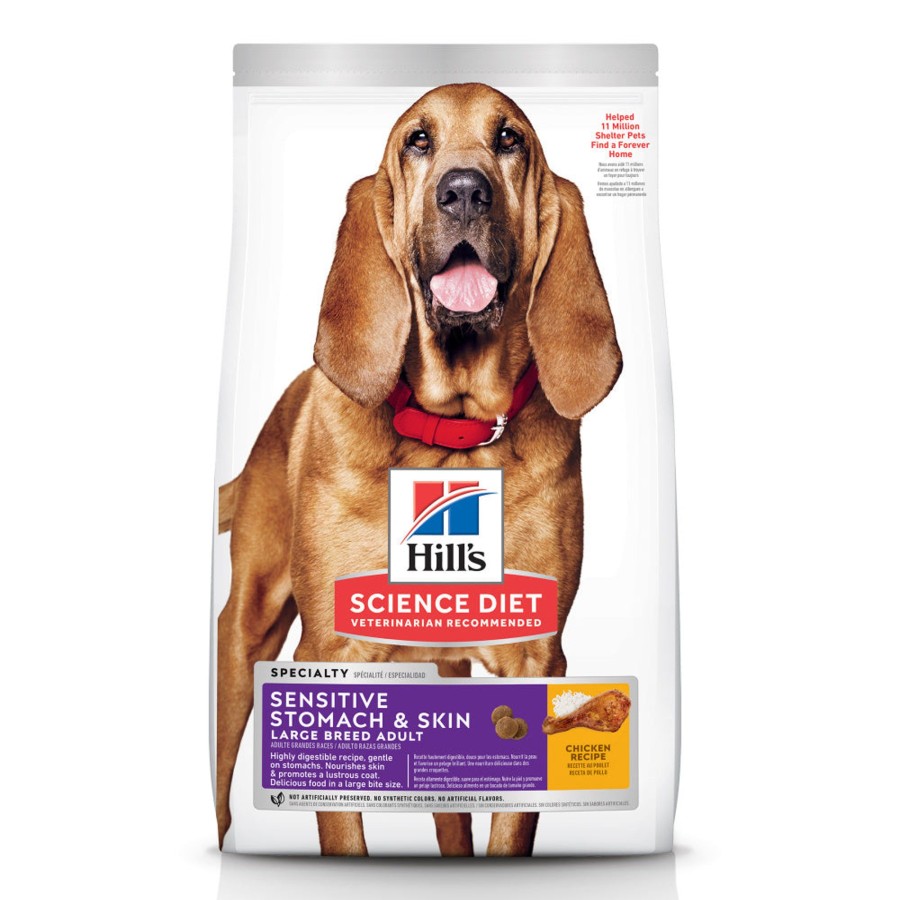 Dog Hill's Science Diet Dry Food | Hill'S Science Diet Sensitive Stomach & Skin Large Breed Adult Chicken & Barley Recipe Dry Dog Food