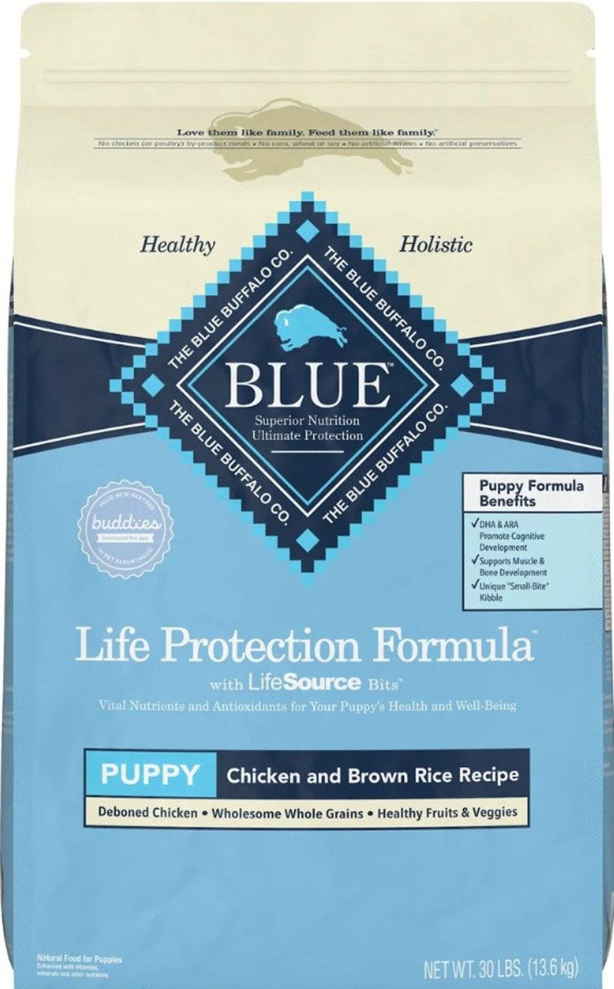 Dog Blue Buffalo Dry Food | Blue Buffalo Life Protection Formula Puppy Chicken & Brown Rice Recipe Dry Dog Food