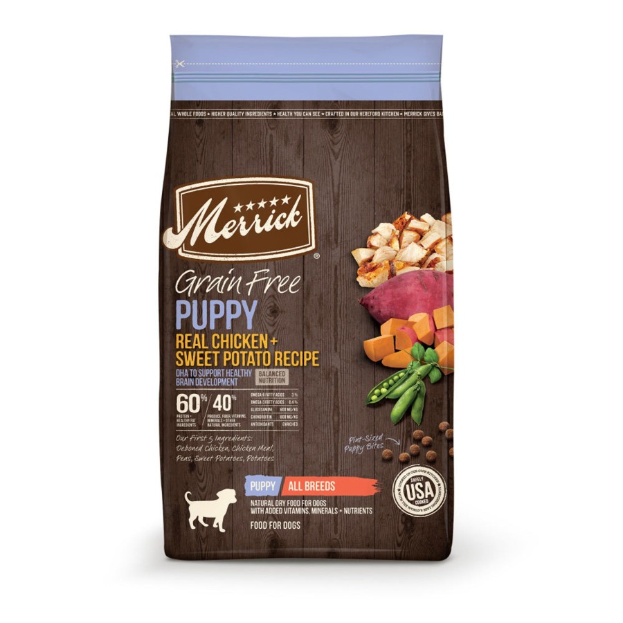 Dog Merrick Dry Food | Merrick Grain Free Puppy Chicken Recipe Dry Dog Food