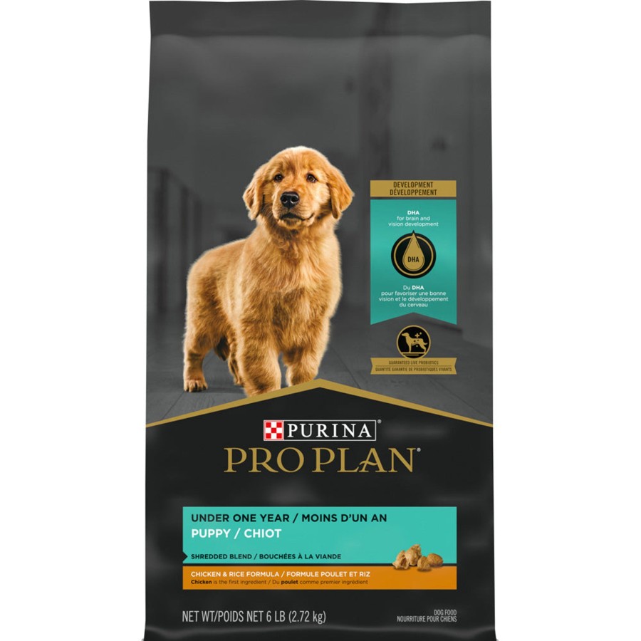 Dog Purina Pro Plan Dry Food | Purina Pro Plan Shredded Chicken & Rice Formula Puppy Dry Dog Food