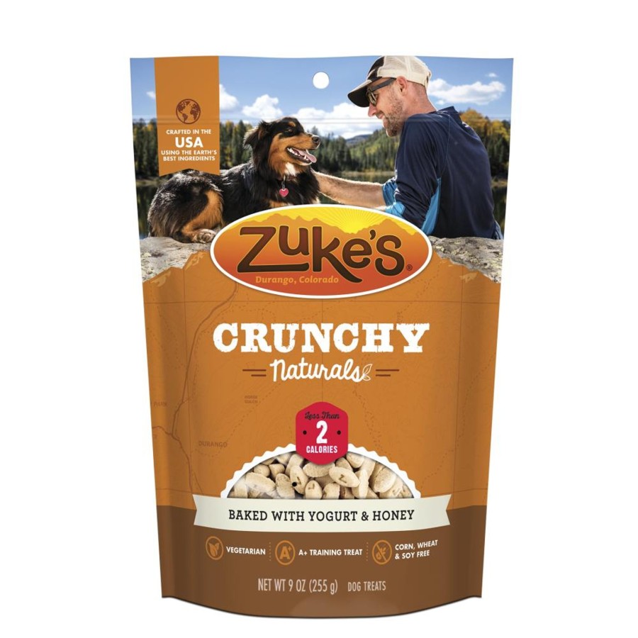 Dog Zukes | Zukes Crunchy Naturals Baked With Yogurt And Honey 2S Dog Treats