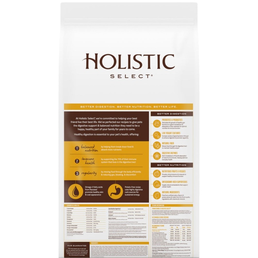 Dog Holistic Select | Holistic Select Natural Grain Free Duck Meal Dry Dog Food