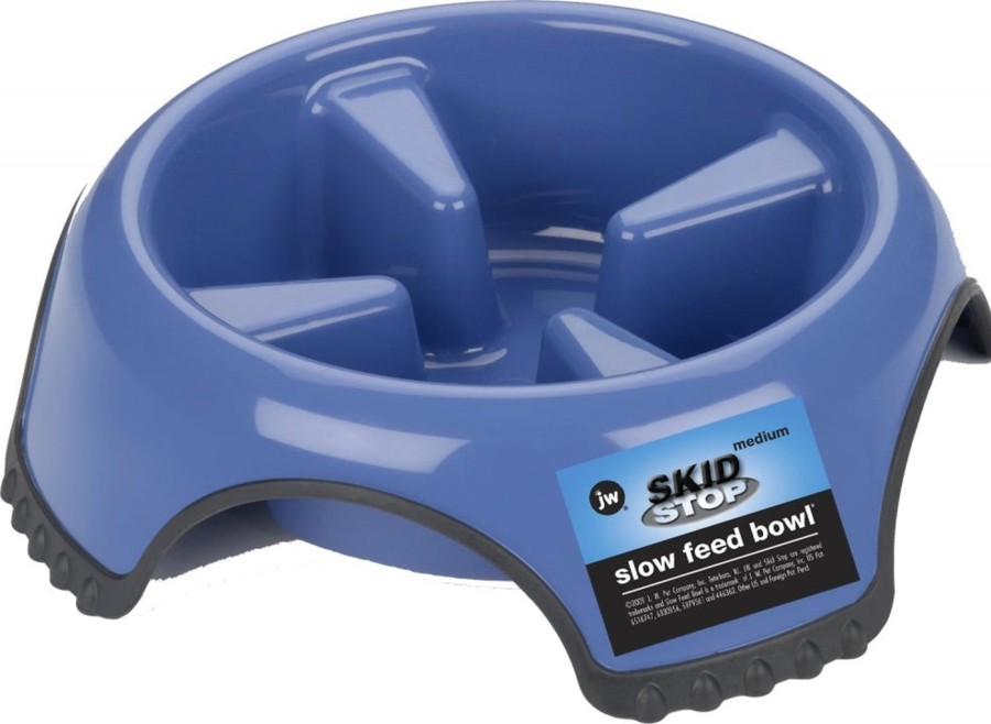 Dog JW Pet | Jw Pet Skid Stop Slow Feed Dog Bowls