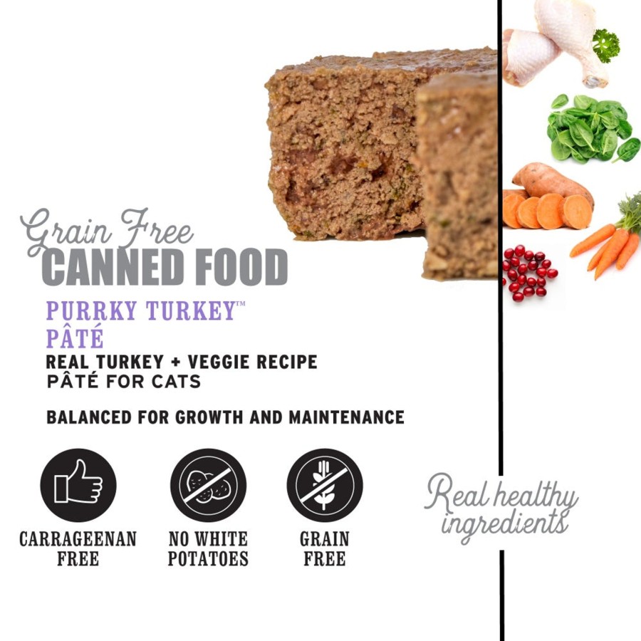 Cat I and Love and You Wet Food | I And Love And You Grain Free Purrky Turkey Pate Recipe Canned Cat Food