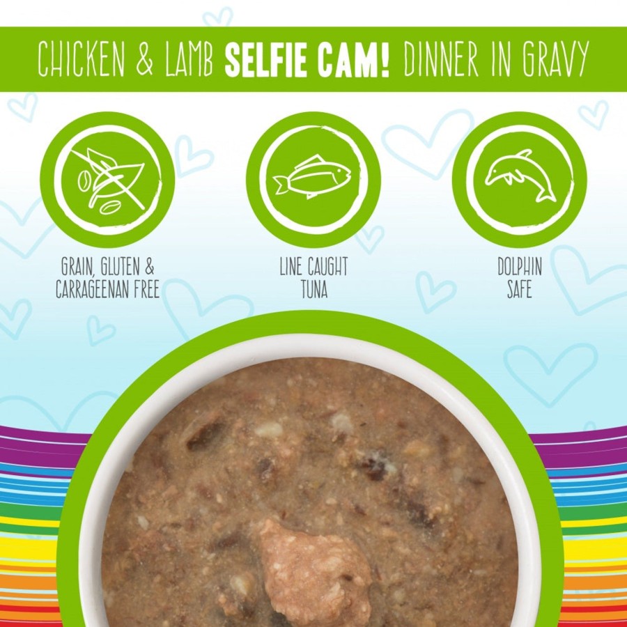 Cat Weruva Wet Food | Weruva Bff Oh My Gravy Selfie Cam Grain Free Chicken & Lamb In Gravy Canned Cat Food