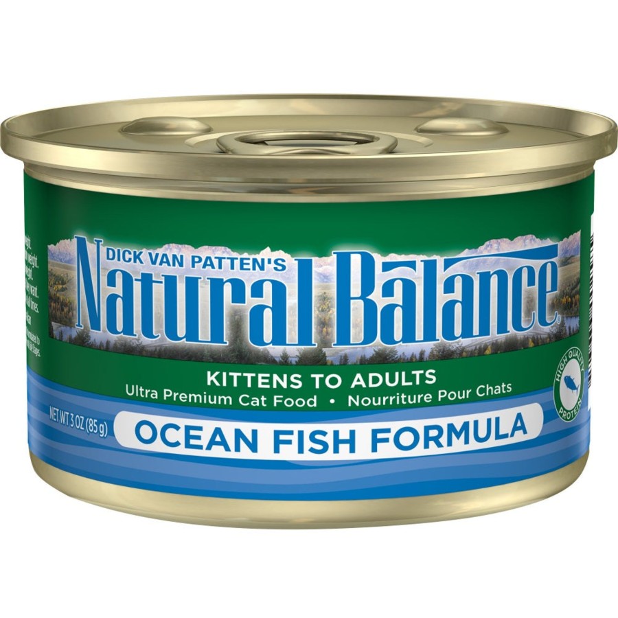 Cat Natural Balance Wet Food | Natural Balance Original Ultra Ocean Fish Recipe Canned Wet Cat Food