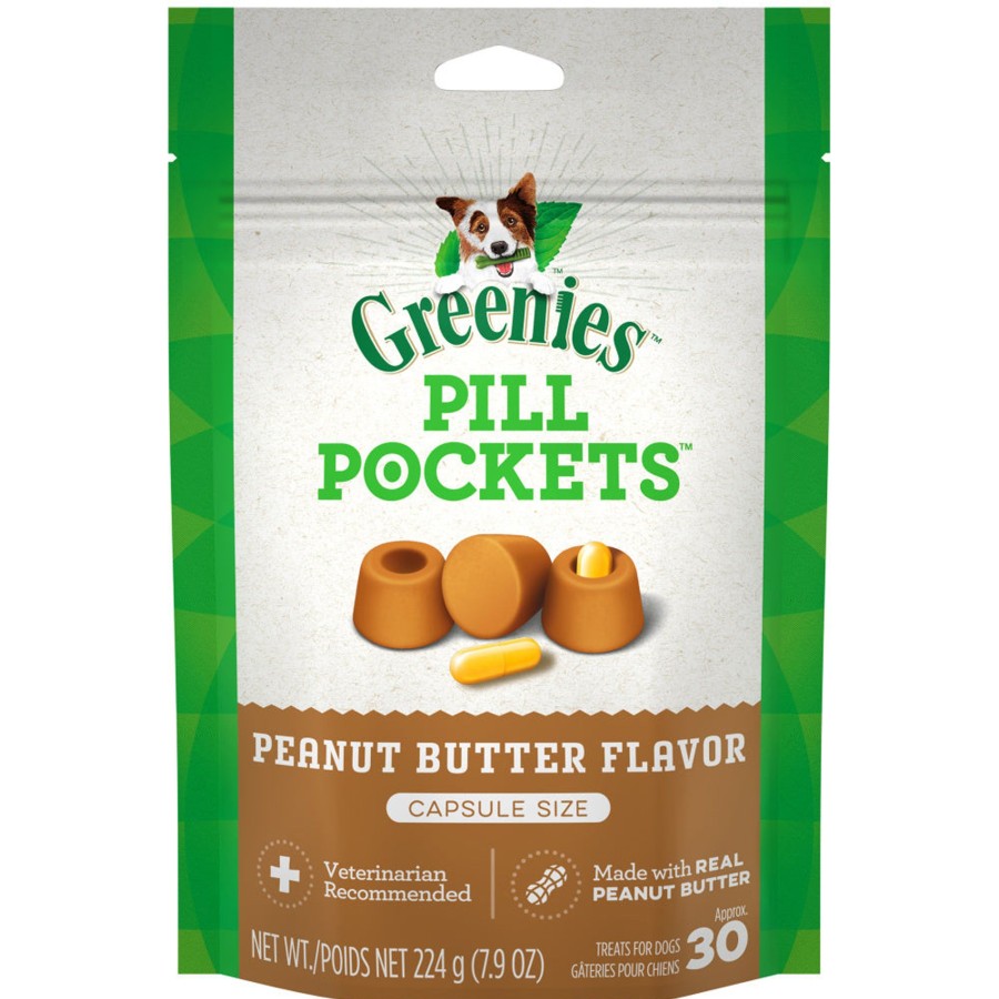 Dog Greenies | Greenies Pill Pockets Canine Peanut Butter Dog Treats