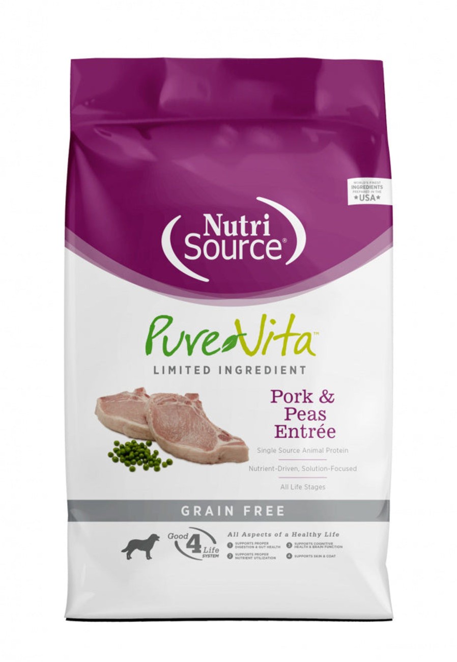 Dog PureVita Dry Food | Purevita Grain Free Limited Ingredient Pork & Peas Recipe Dry Dog Food