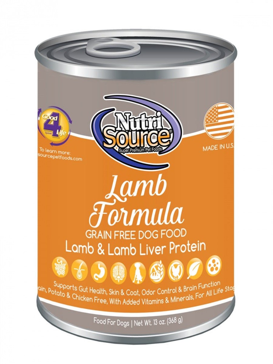 Dog NutriSource | Nutrisource Grain Free Lamb Formula Canned Dog Food