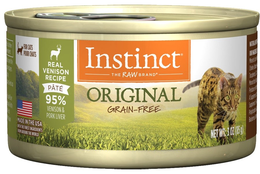 Cat Nature's Variety Wet Food | Instinct Grain-Free Venison Formula Canned Cat Food