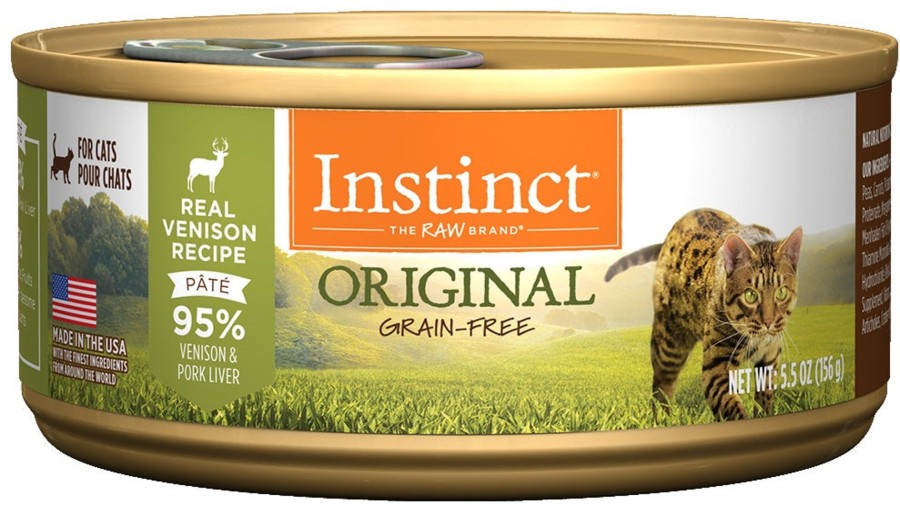 Cat Nature's Variety Wet Food | Instinct Grain-Free Venison Formula Canned Cat Food