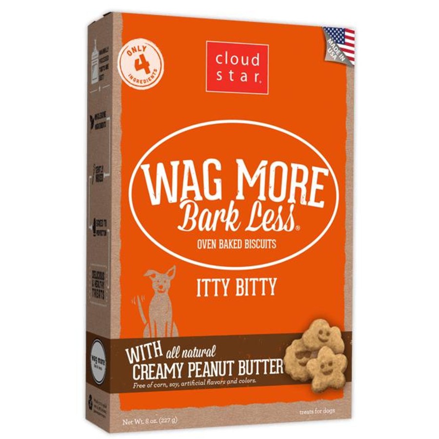 Dog Cloud Star | Cloud Star Itty Bitty Buddy Biscuits Peanut Butter Dog Treats