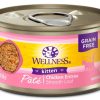 Cat Wellness Wet Food | Wellness Complete Health Natural Grain Free Kitten Health Chicken Recipe Wet Canned Cat Food