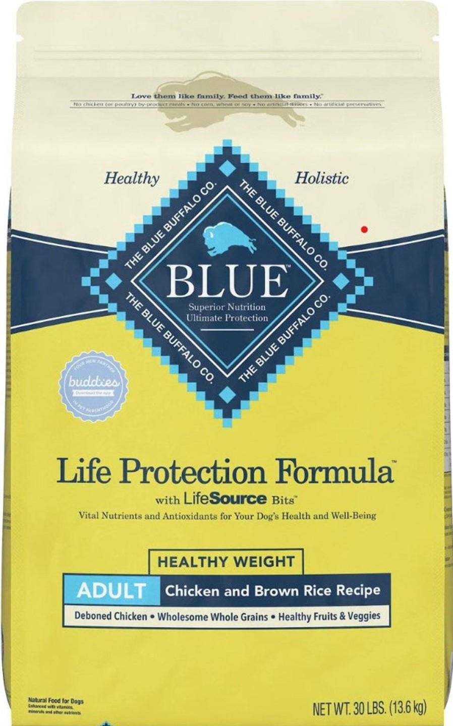 Dog Blue Buffalo Dry Food | Blue Buffalo Life Protection Formula Healthy Weight Adult Chicken & Brown Rice Recipe Dry Dog Food