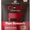 Dog Wellness | Wellness Core Natural Grain Free Pure Rewards Beef Recipe Jerky Bites Dog Treats