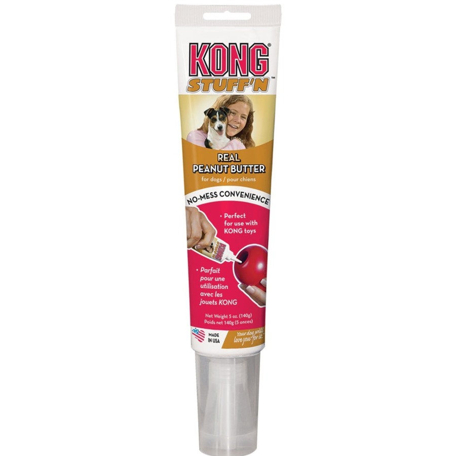 Dog KONG | Kong Stuff'N Real Peanut Butter Dog Treat Tube