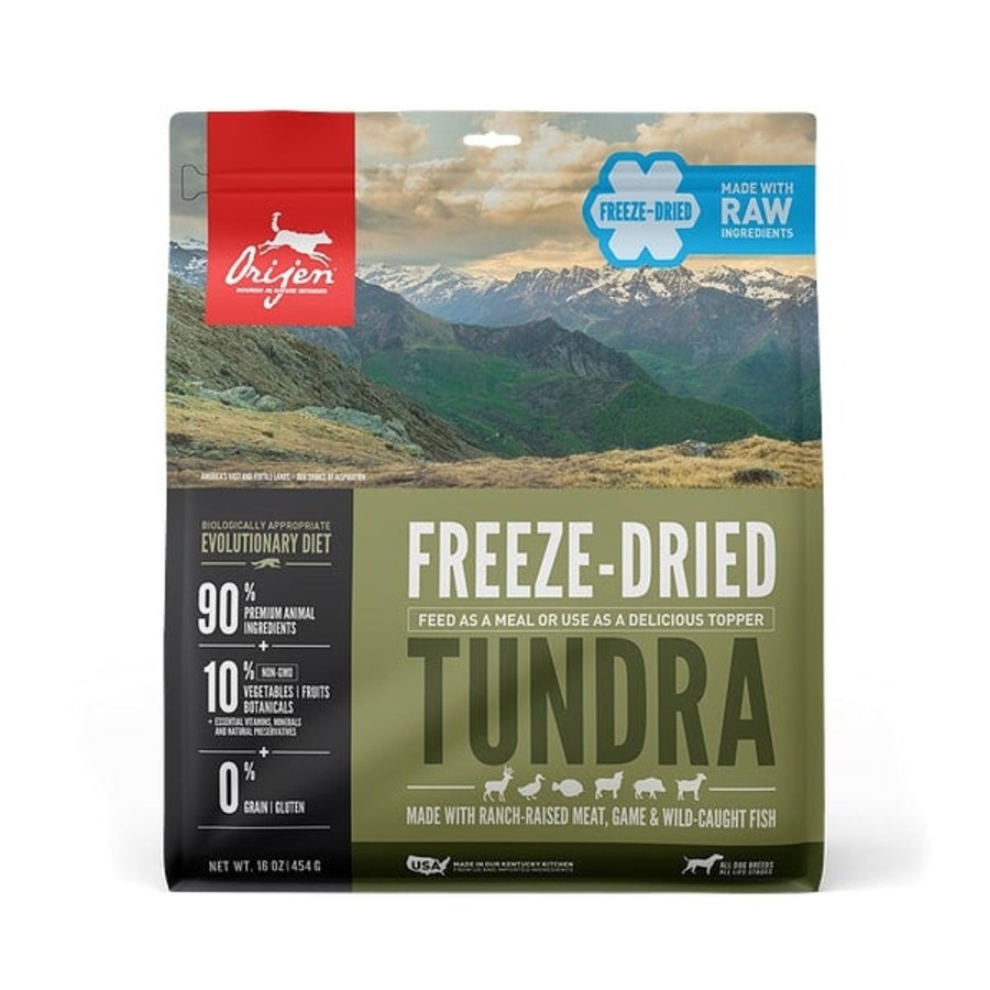 Dog ORIJEN Freeze Dried | Orijen Grain Free Tundra Adult Freeze Dried Dog Food