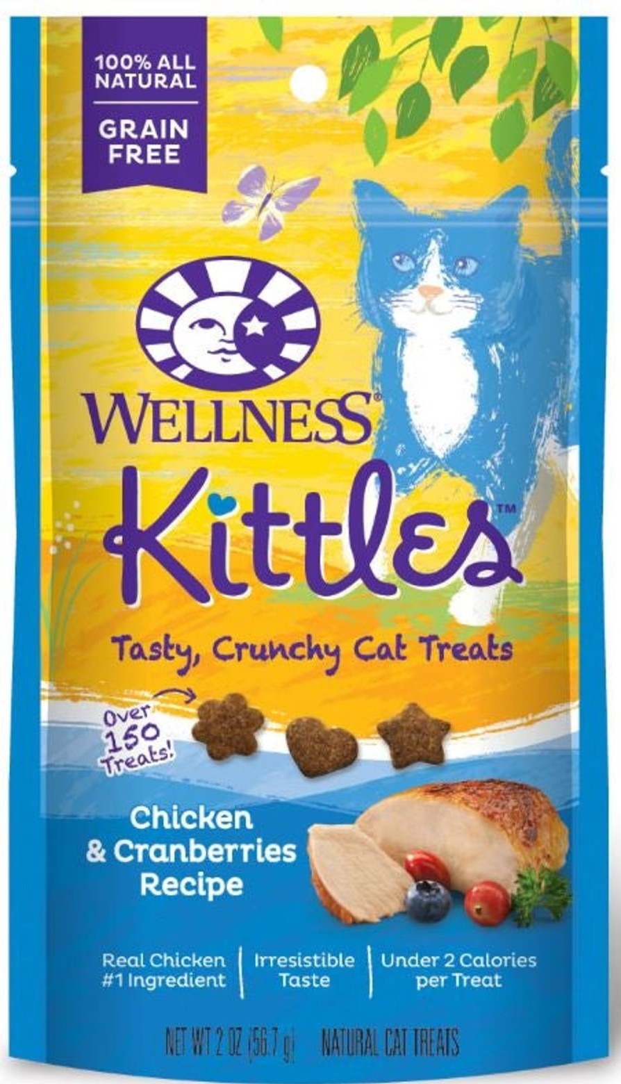 Cat Wellness | Wellness Kittles Crunchy Chicken & Cranberry Cat Treats