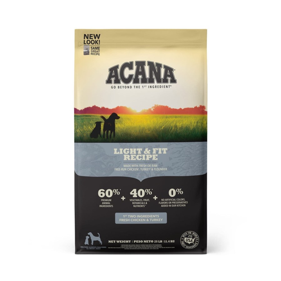 Dog ACANA | Acana Adult Dry Dog Food Light & Fit Recipe