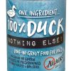 Dog Against the Grain Wet Food | Against The Grain Nothing Else Grain Free One Ingredient 100% Duck Canned Dog Food