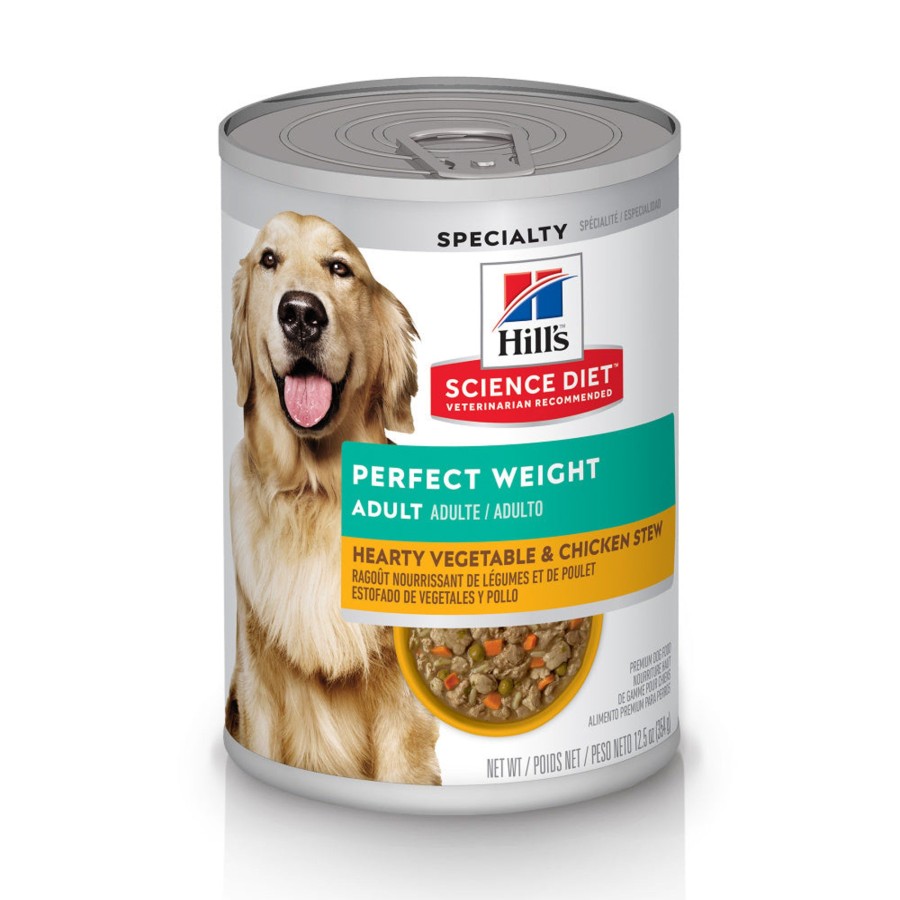 Dog Hill's Science Diet Wet Food | Hill'S Science Diet Adult Perfect Weight Hearty Vegetable & Chicken Stew Canned Dog Food