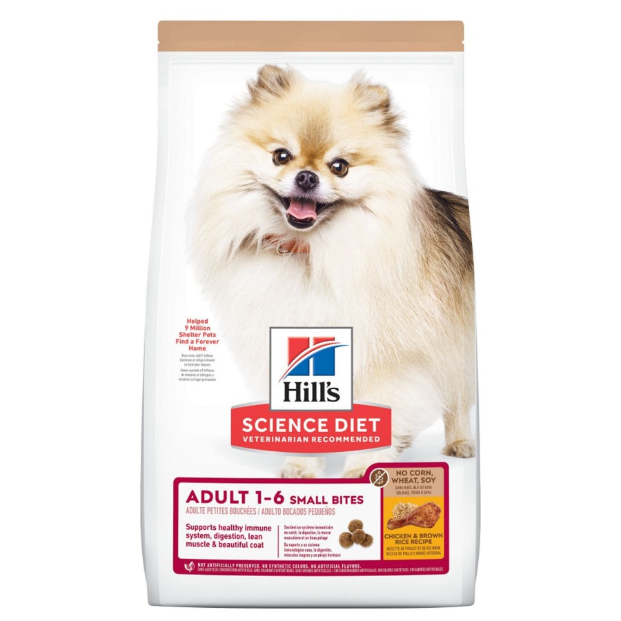 Dog Hill's Science Diet Dry Food | Hill'S Science Diet Adult Small Bites No Corn, Wheat, Or Soy Chicken & Brown Rice Recipe Dry Dog Food