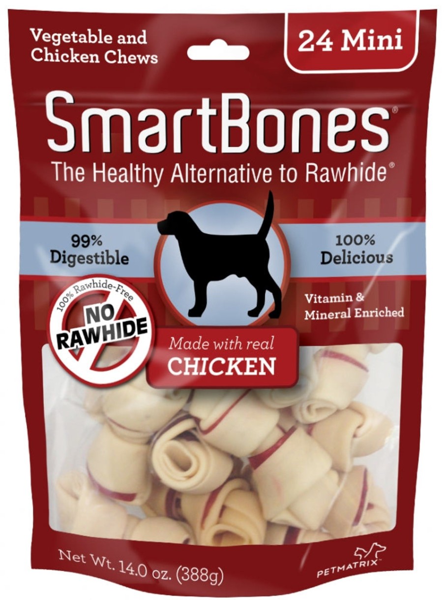 Dog SmartBones | Smartbones Mini Chicken Chew Bones Dog Treats