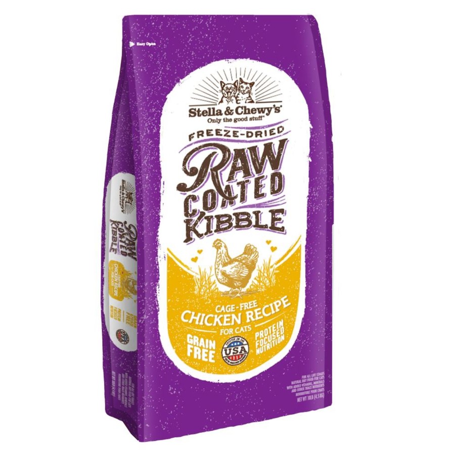 Cat Stella u0026 Chewy's Raw Natural Pet Food Dry Food | Stella & Chewy'S Raw Coated Kibble Cage Free Chicken Recipe Dry Cat Food