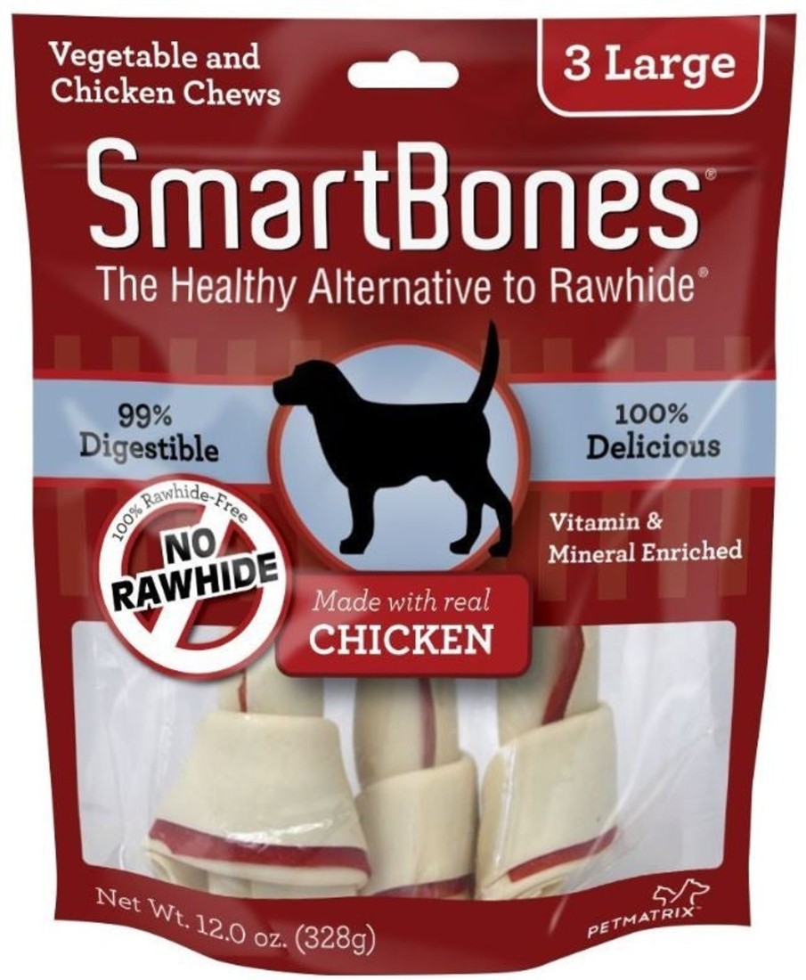 Dog SmartBones | Smartbones Large Chicken Chew Bones Dog Treats