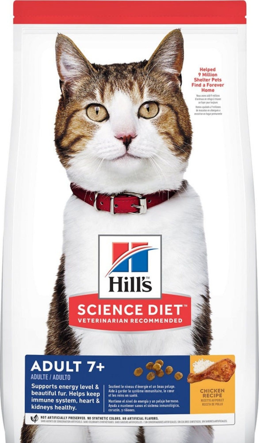 Cat Hill's Science Diet Dry Food | Hill'S Science Diet Adult 7+ Chicken Recipe Dry Cat Food