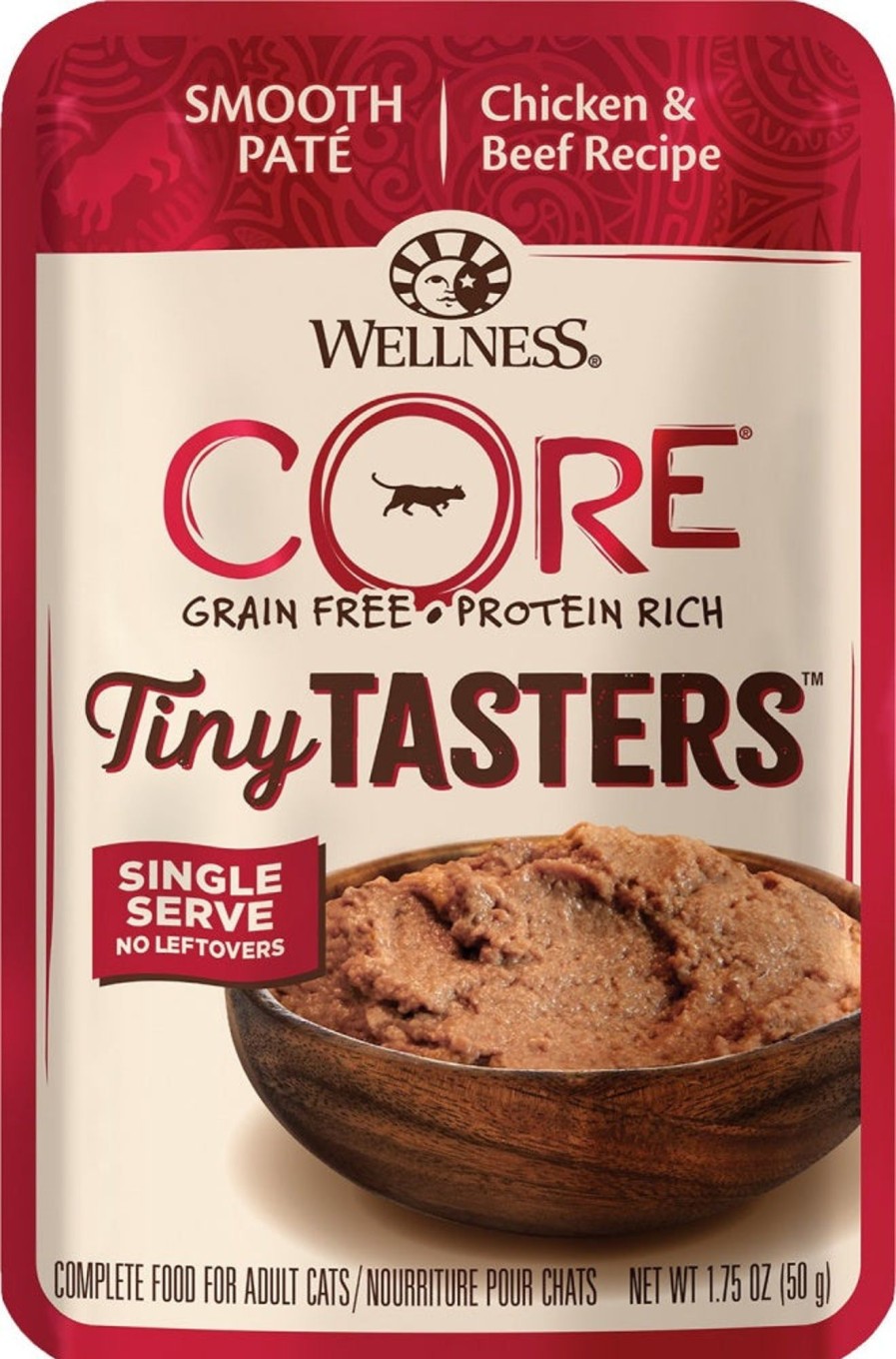 Cat Wellness Wet Food | Wellness Core Tiny Tasters Chicken & Beef Pate Wet Cat Food