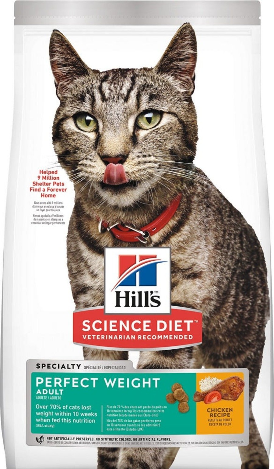 Cat Hill's Science Diet Dry Food | Hill'S Science Diet Adult Perfect Weight Chicken Recipe Dry Cat Food