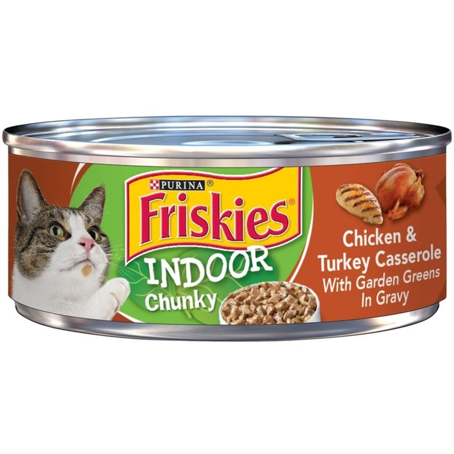 Cat Friskies Wet Food | Friskies Selects Indoor Chunky Chicken And Turkey Casserole Canned Cat Food